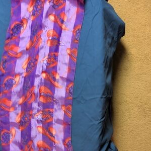 Vibrant Purple and Red Scarf